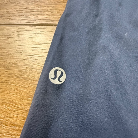 Lululemon Fast and Free II Crop 19" Nulux Navy Sz 6 Non Reflective High Waist - Picture 3 of 12